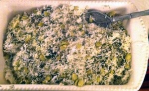 Lima Bean with Dill Rice