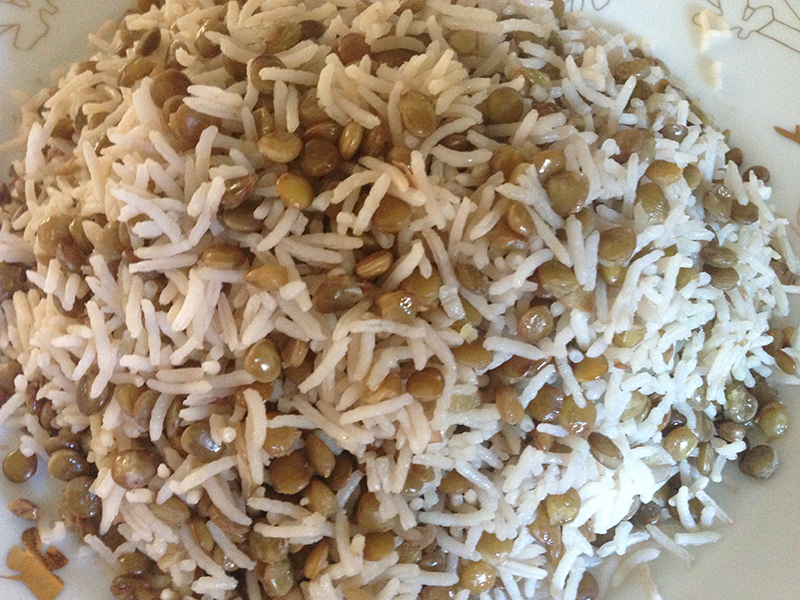 lentil rice