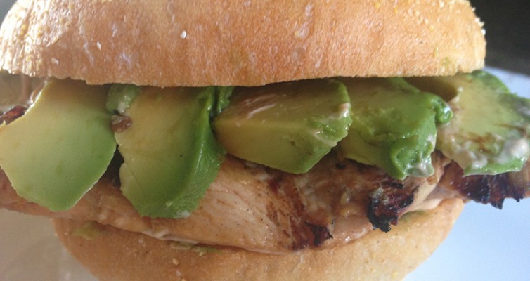 Chipotle Chicken with Avocado Sandwich