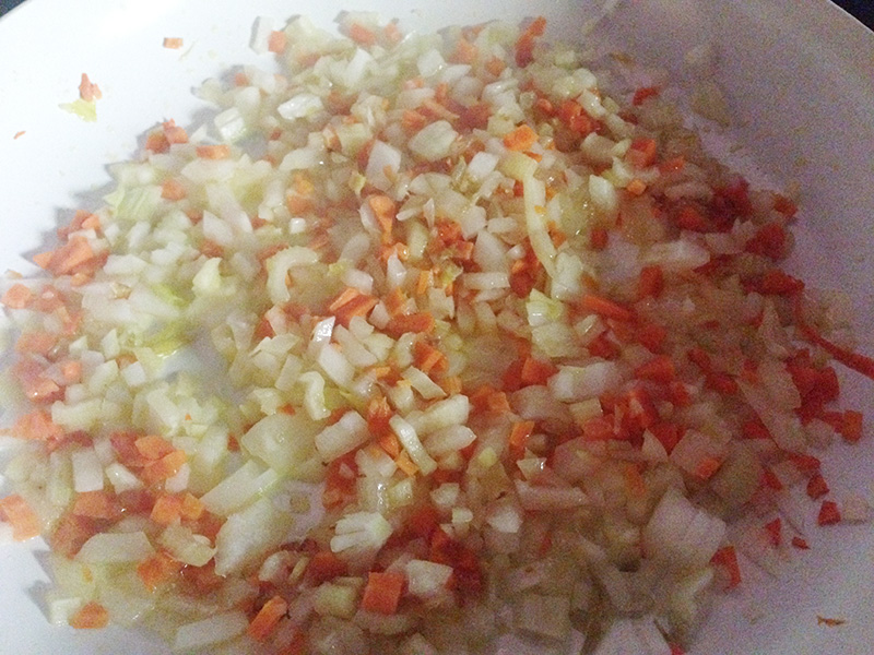 Sauted Onion Carrots Celery
