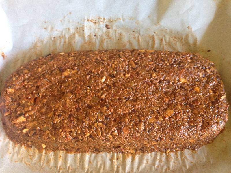 Shaping Meatless Meatloaf