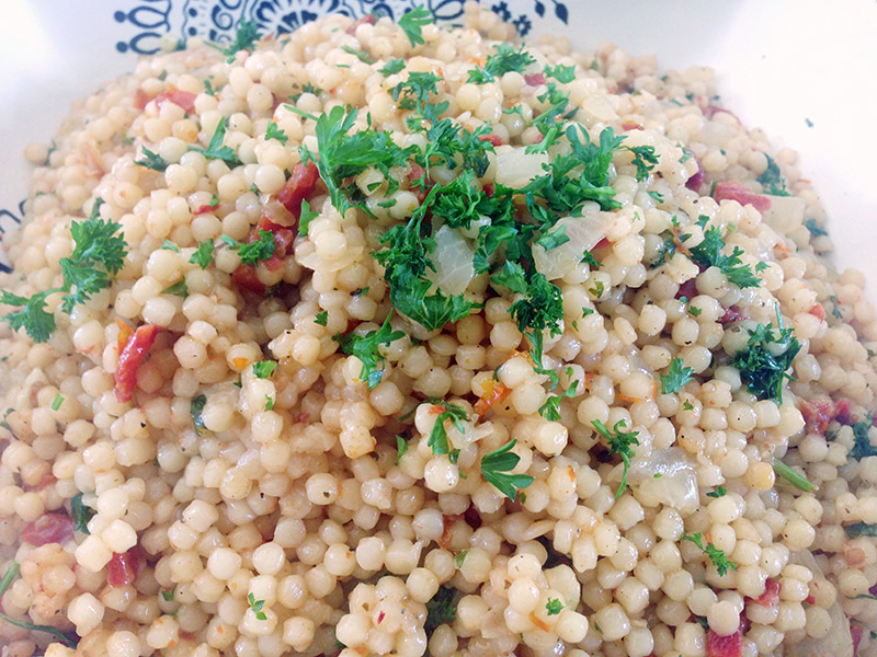 Couscous with Sun-Dried Tomato and Parsley